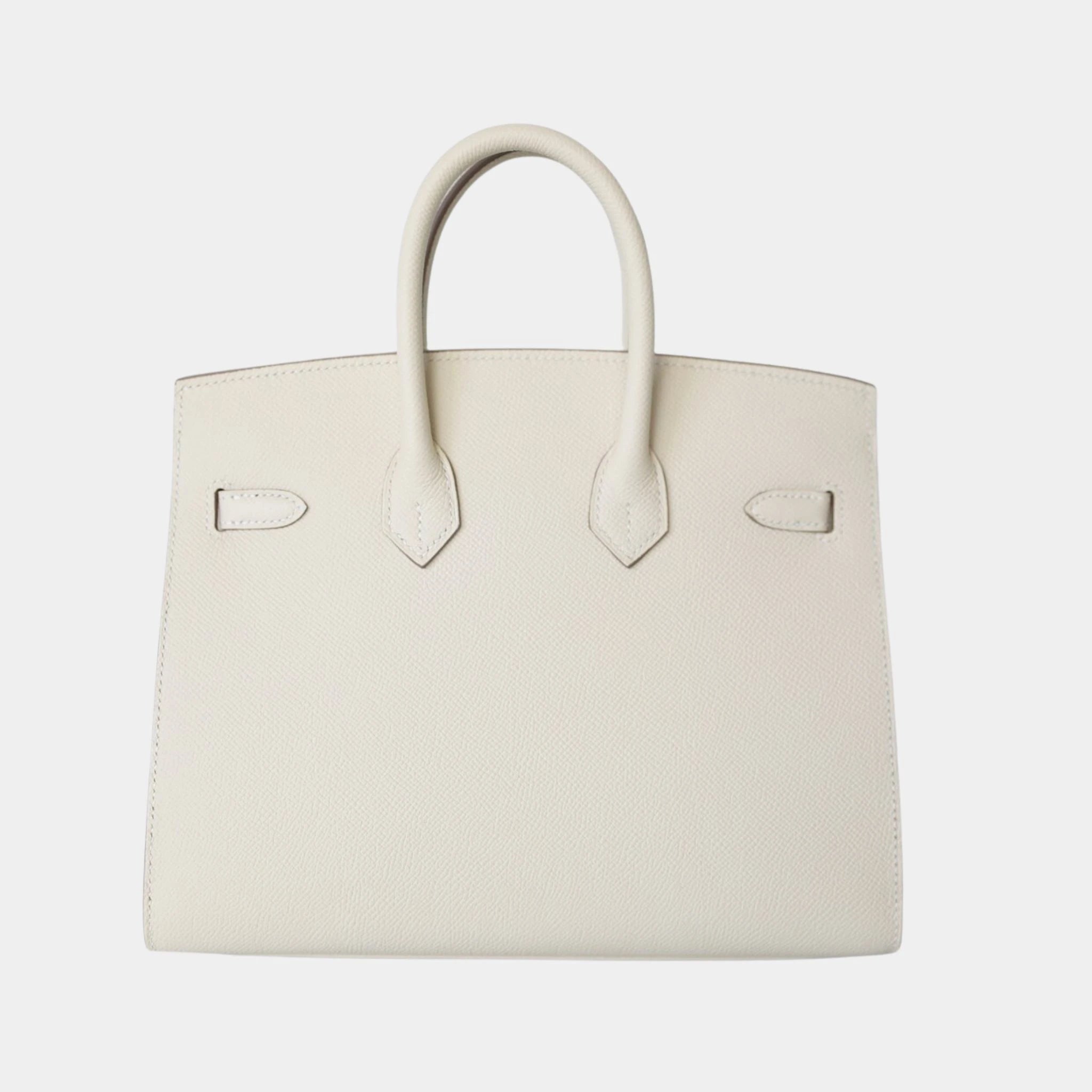 Hermes Birkin 25 Epsom Craie PHW, Back
