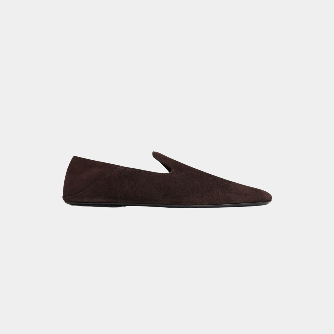 Bottega Veneta Adamo Supple Slipper Suede Foldable Backstay, Fondant, Side