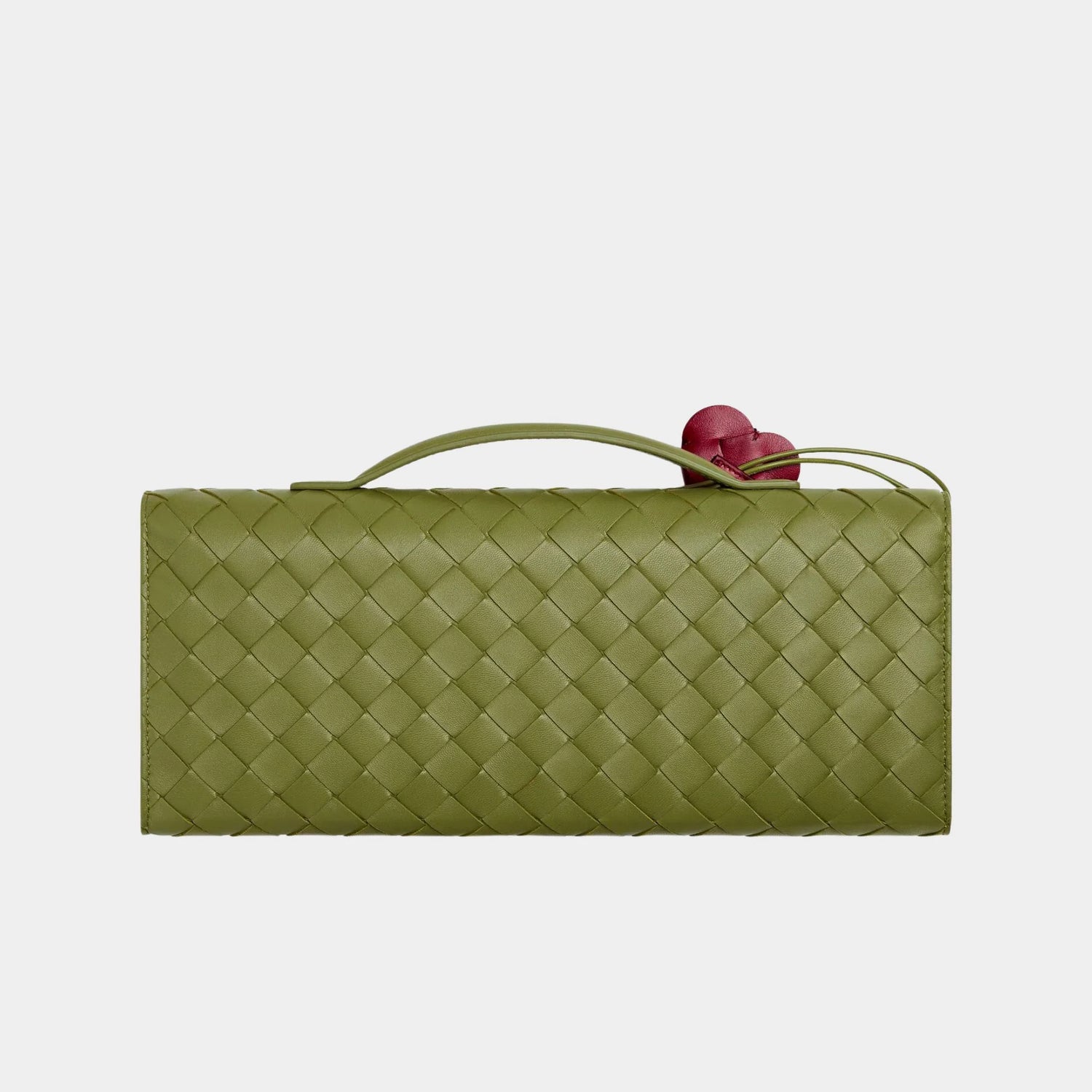 Bottega Veneta Andiamo Clutch Intrecciato Lambskin Leather, Back