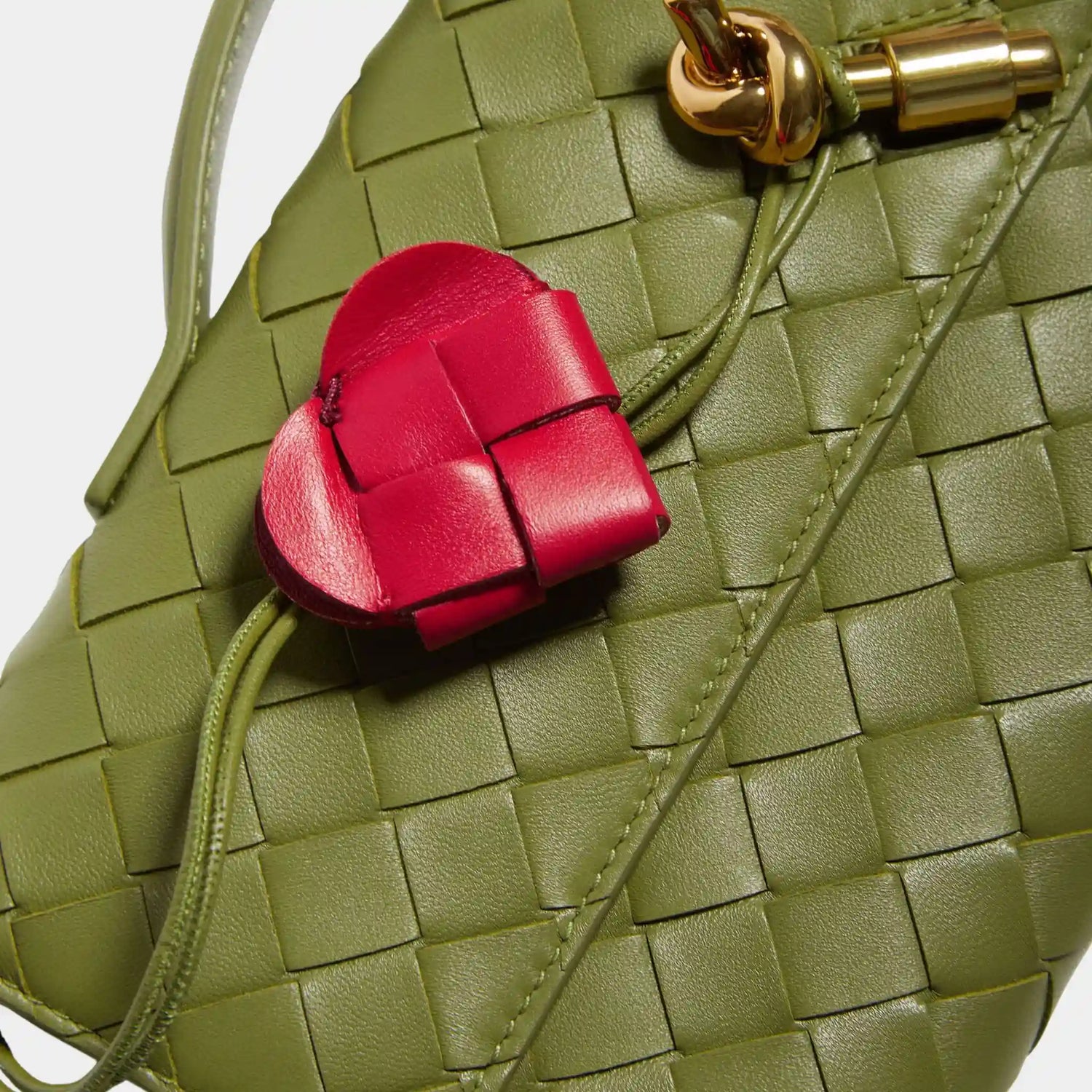 Bottega Veneta Andiamo Clutch Intrecciato Lambskin Leather, Interior