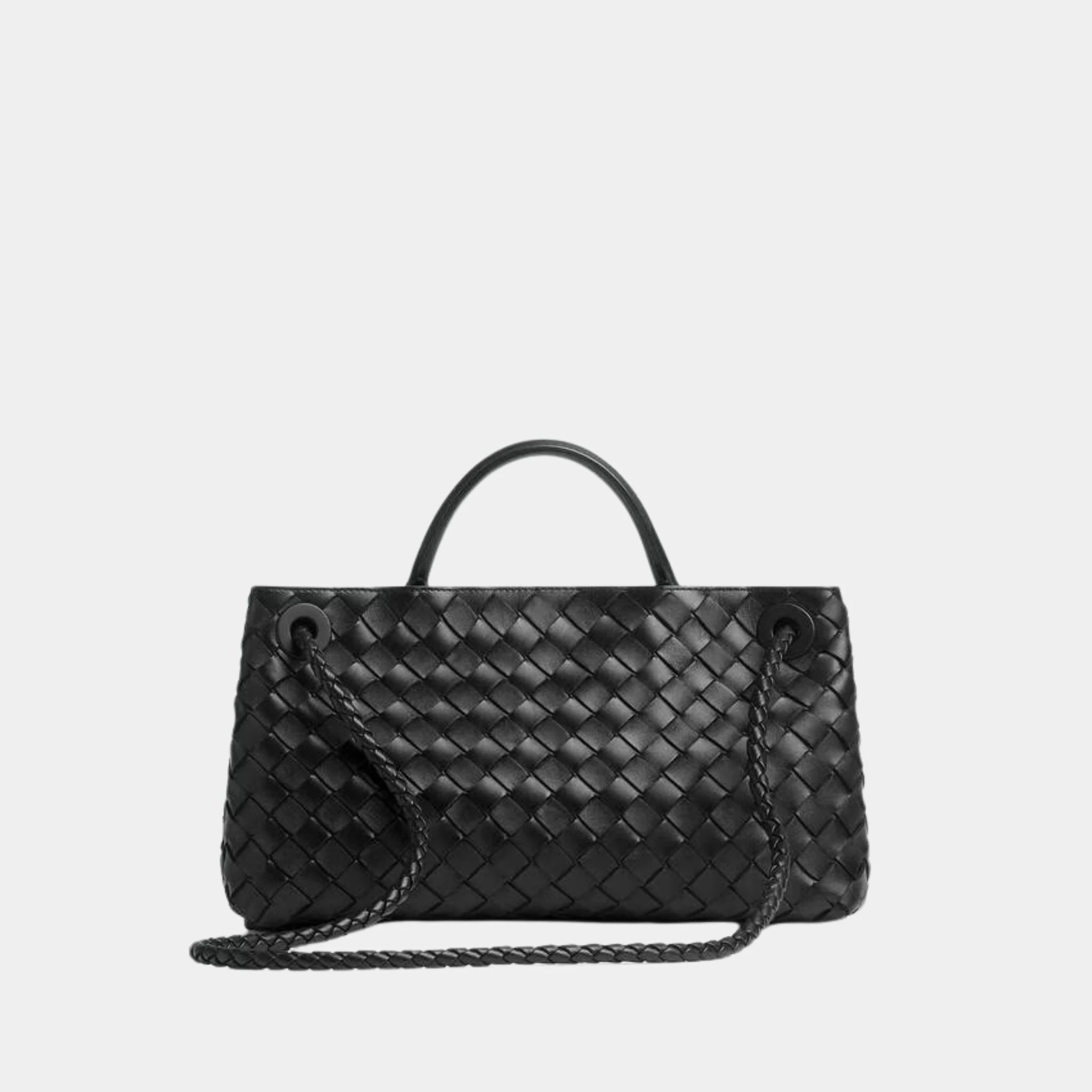 Bottega Veneta Andiamo East West Handbag, Black, Back