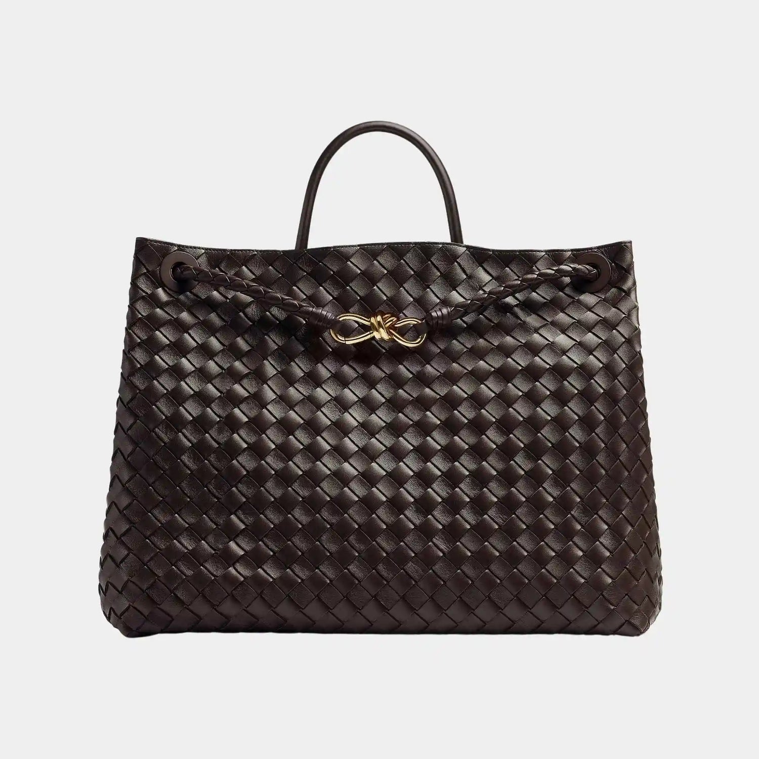 Bottega Veneta Andiamo Grand Format Handbag, Fondant, Front View