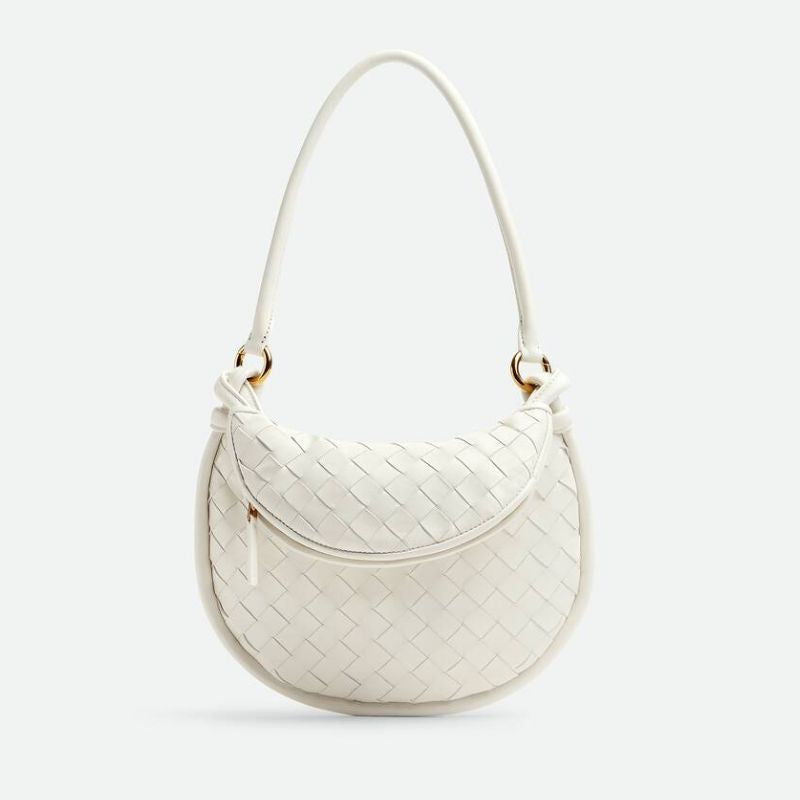 Bottega Veneta Gemelli Small Format Handbag, White Color