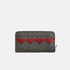 Bottega Veneta Intrecciato Zip Around Wallet, Lapilli/rosewood, front