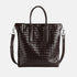 Bottega Veneta Intrecciato Zipped North-South Tote Bag, Fondant, Front