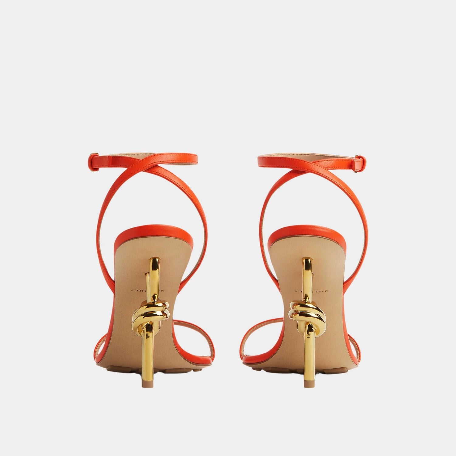 Knot Ankle Strap High Heel Sandal