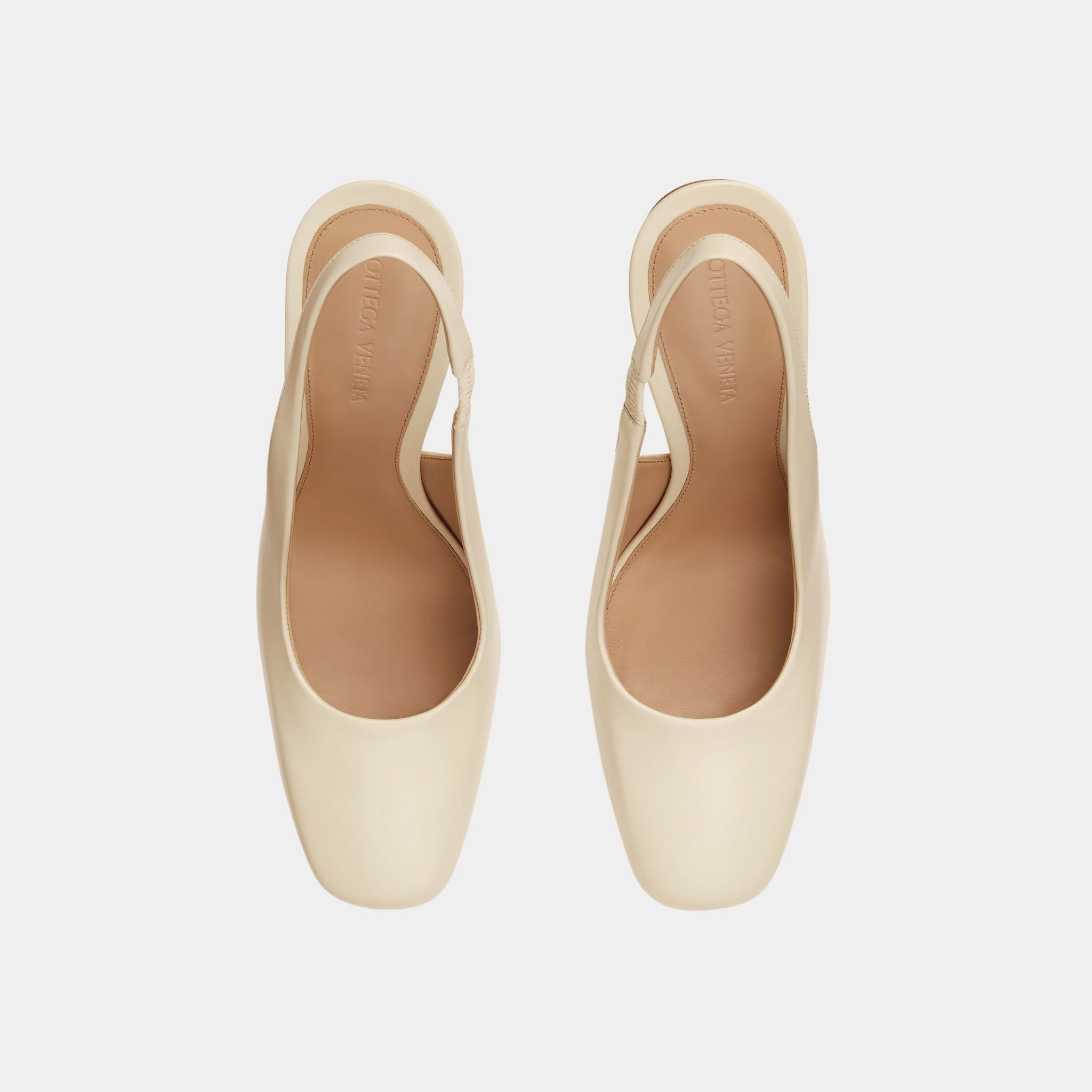 Bottega Veneta Knot Leather Slingback Pump, Top