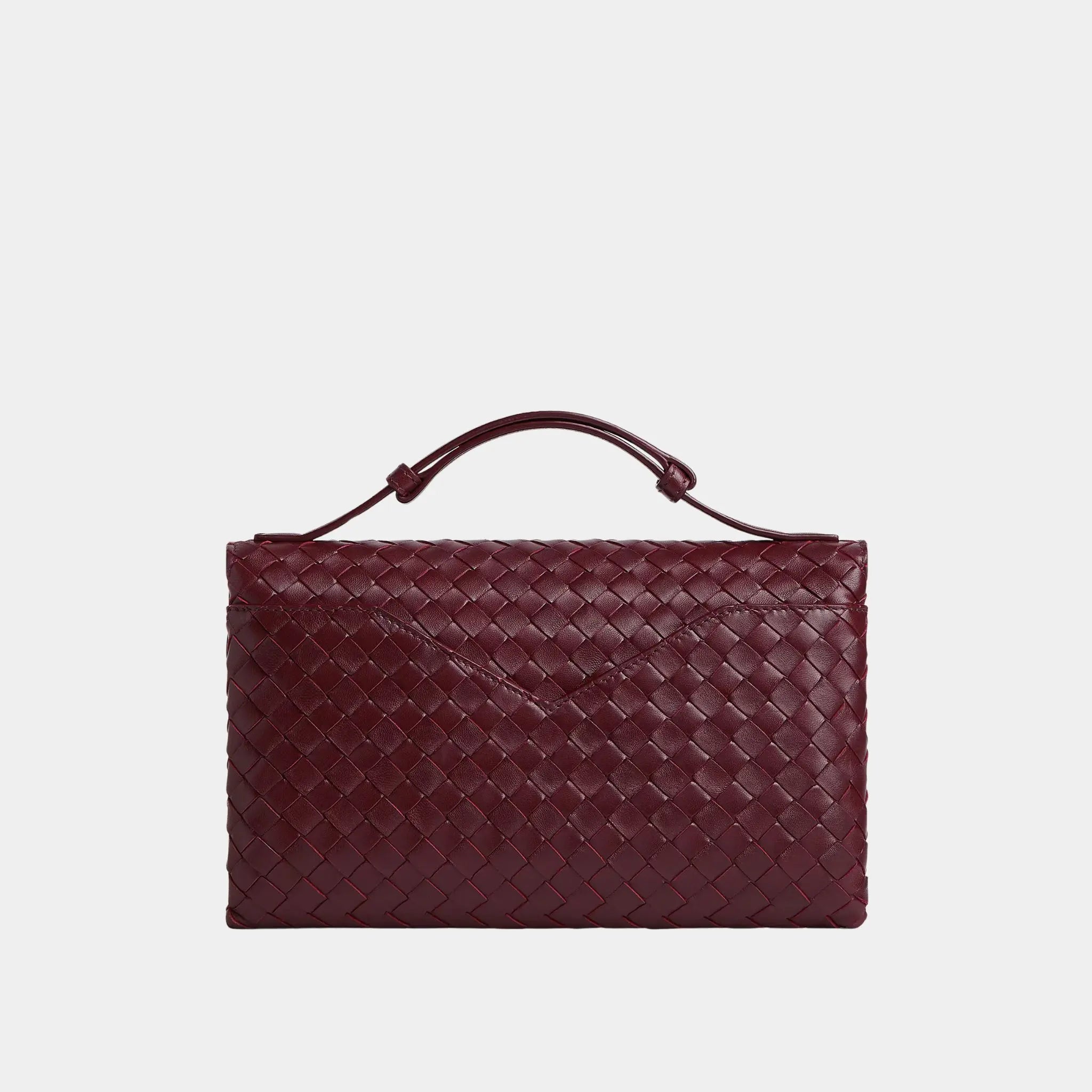 Bottega Veneta Knot Lock, Barolo, Back