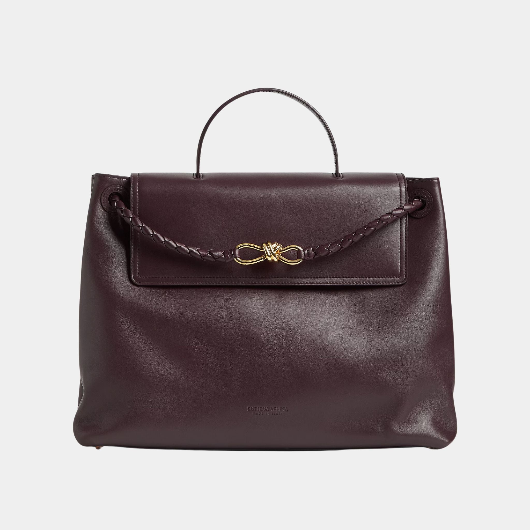 Bottega Veneta Large Ciao Ciao, Dark Barolo, Front