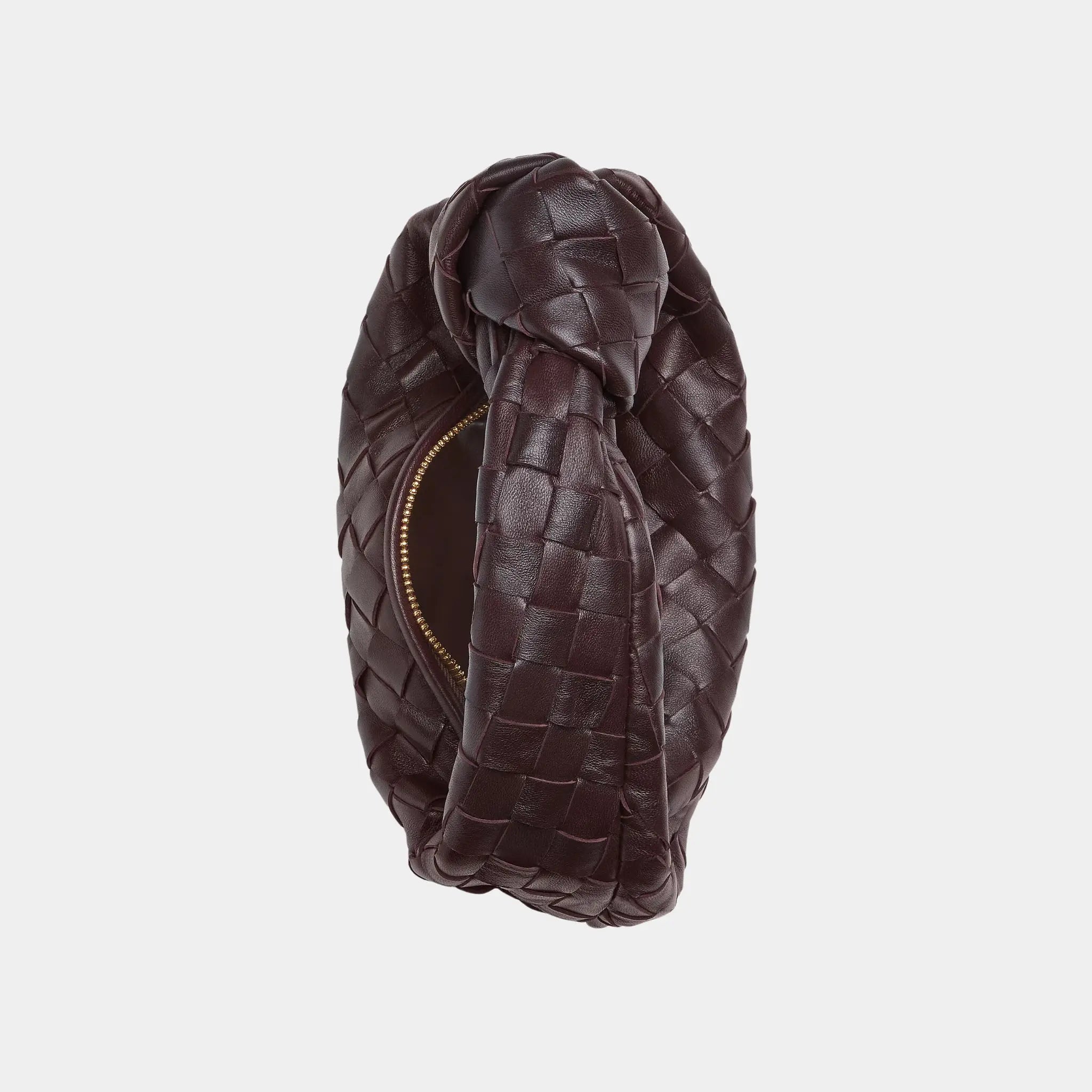 Bottega Veneta Mini Jodie Handbag, Dark Barolo, Top