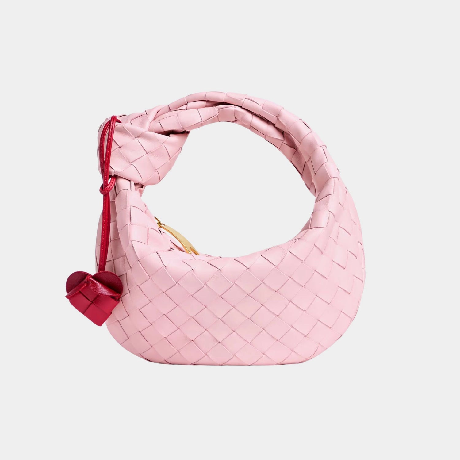 bottega veneta Mini Jodie Intrecciato Lambskin Leather, Front 