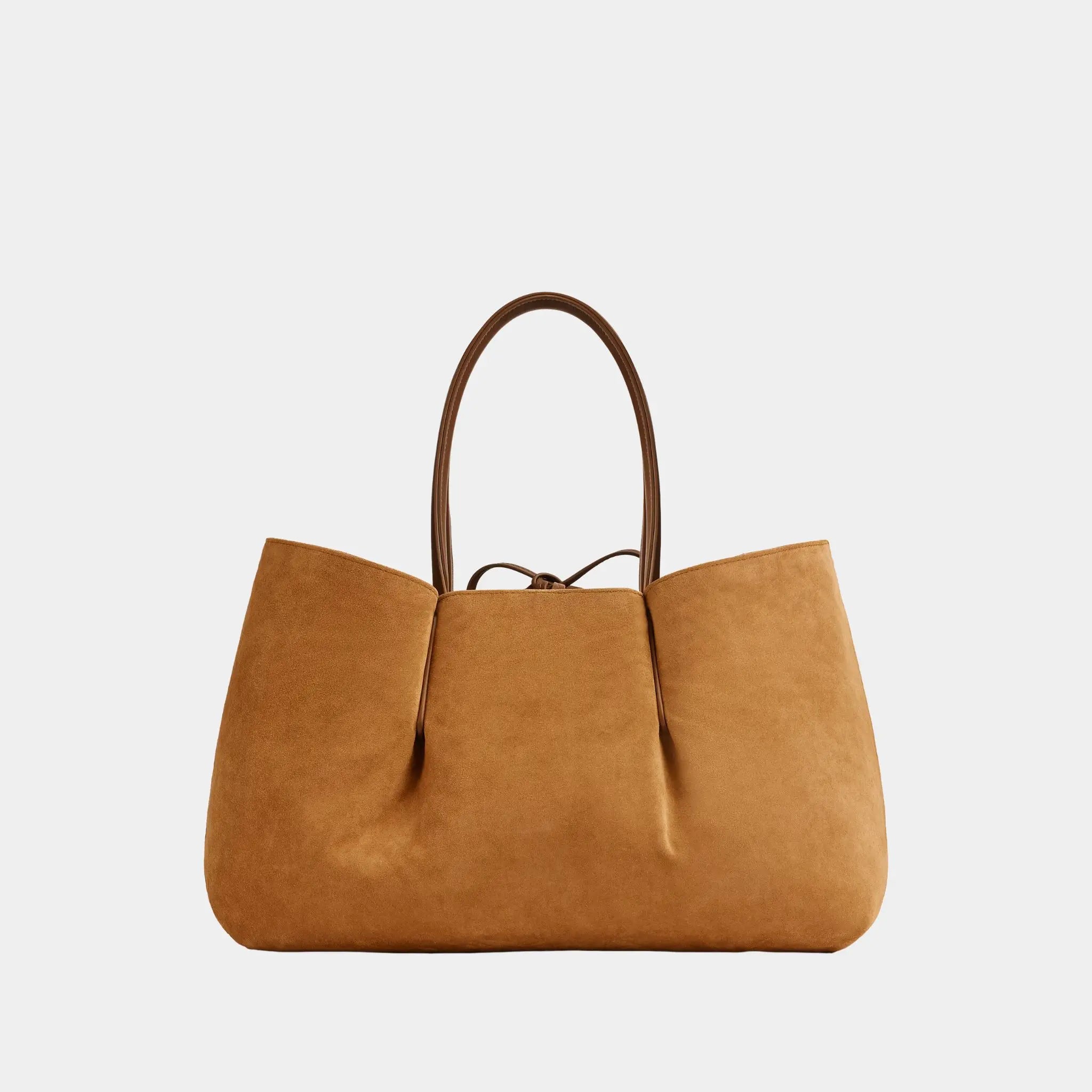 Bottega Veneta Pinacoteca Tote Bag, Nocciola, Amber, Back