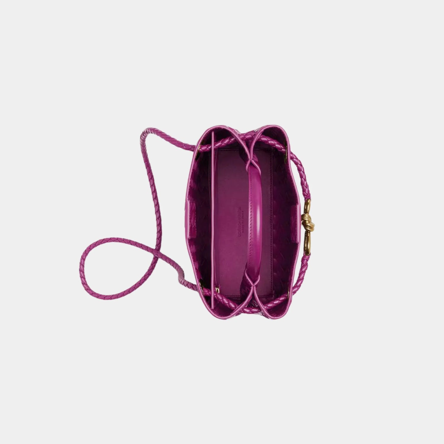 Bottega Veneta Small Andiamo Bag, Beetroot, Top