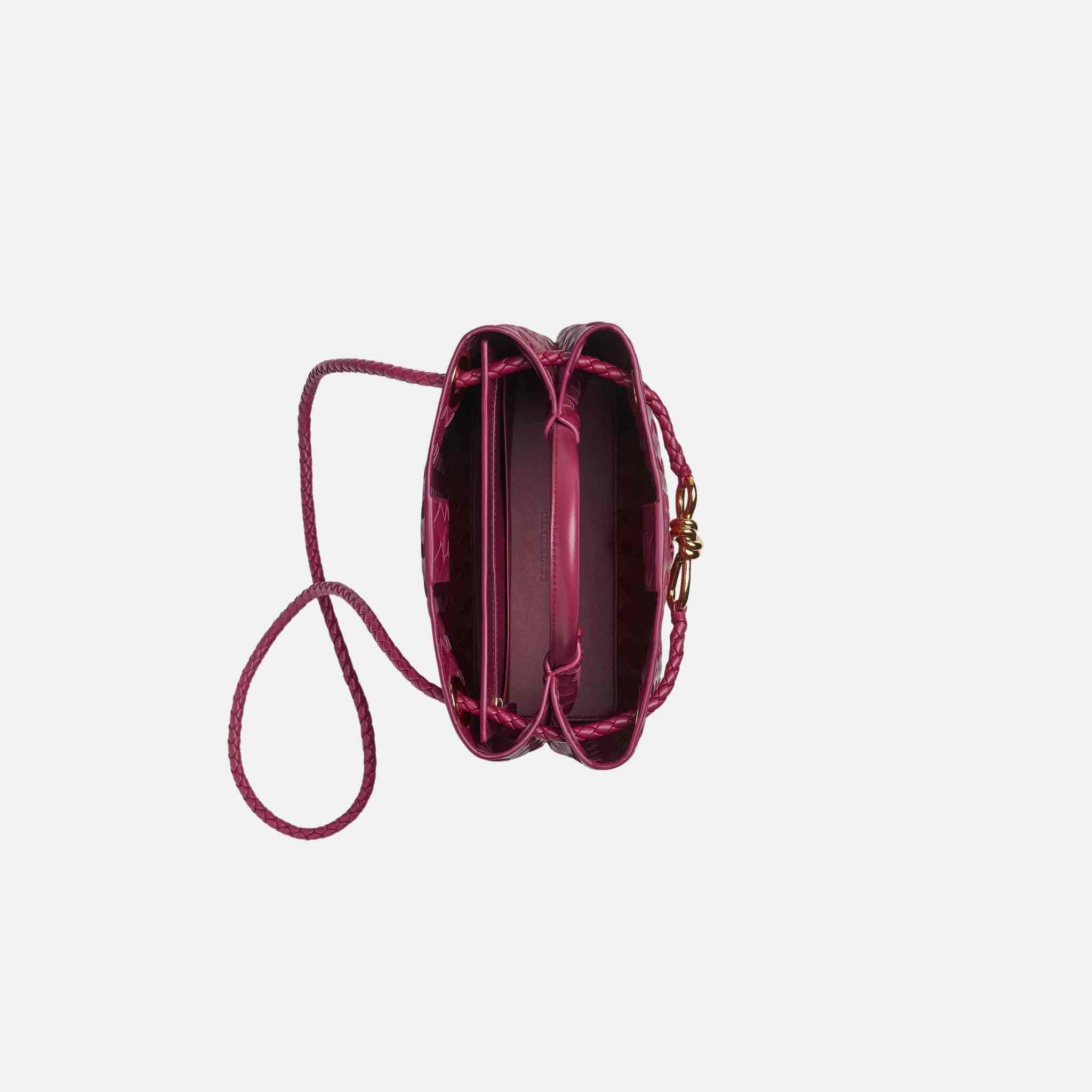 Bottega Veneta Small Andiamo, Cinnabar, Top