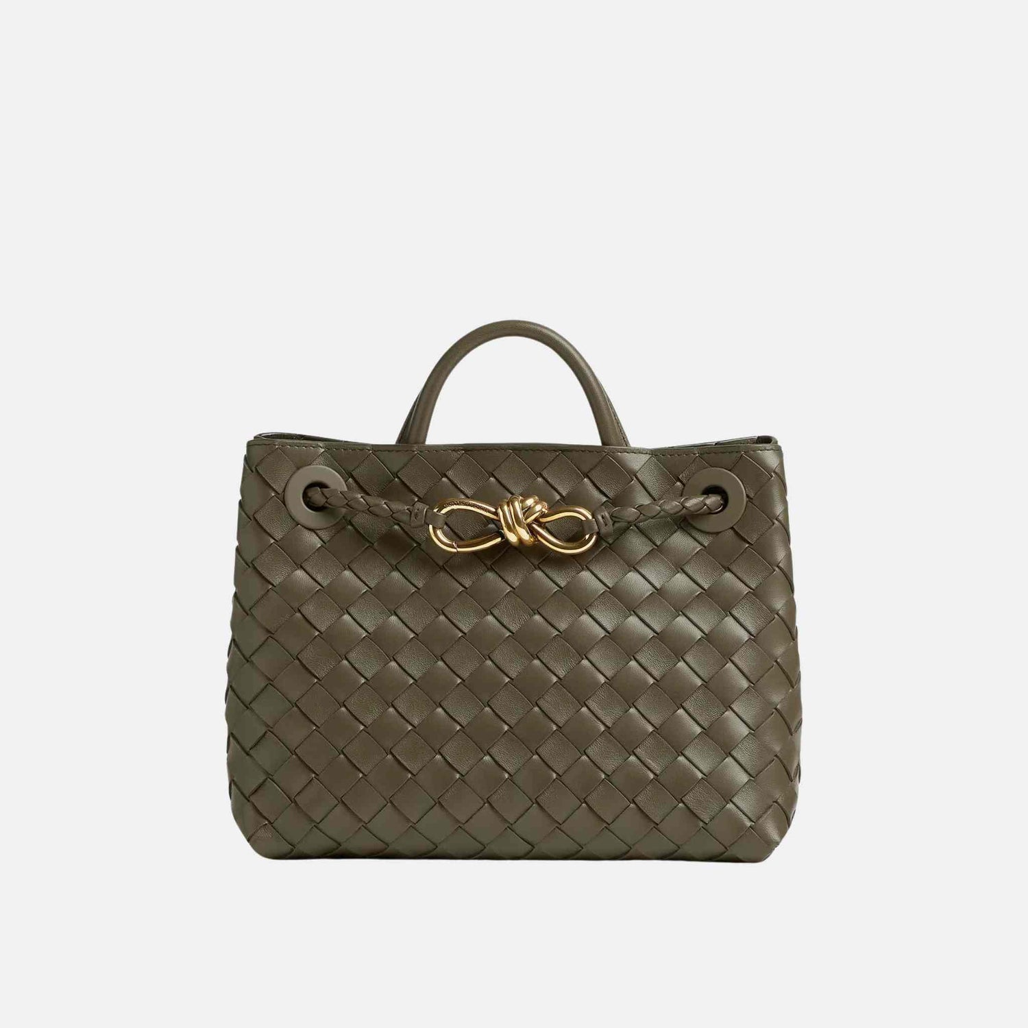 Bottega Veneta Small Andiamo, Cypress, Front