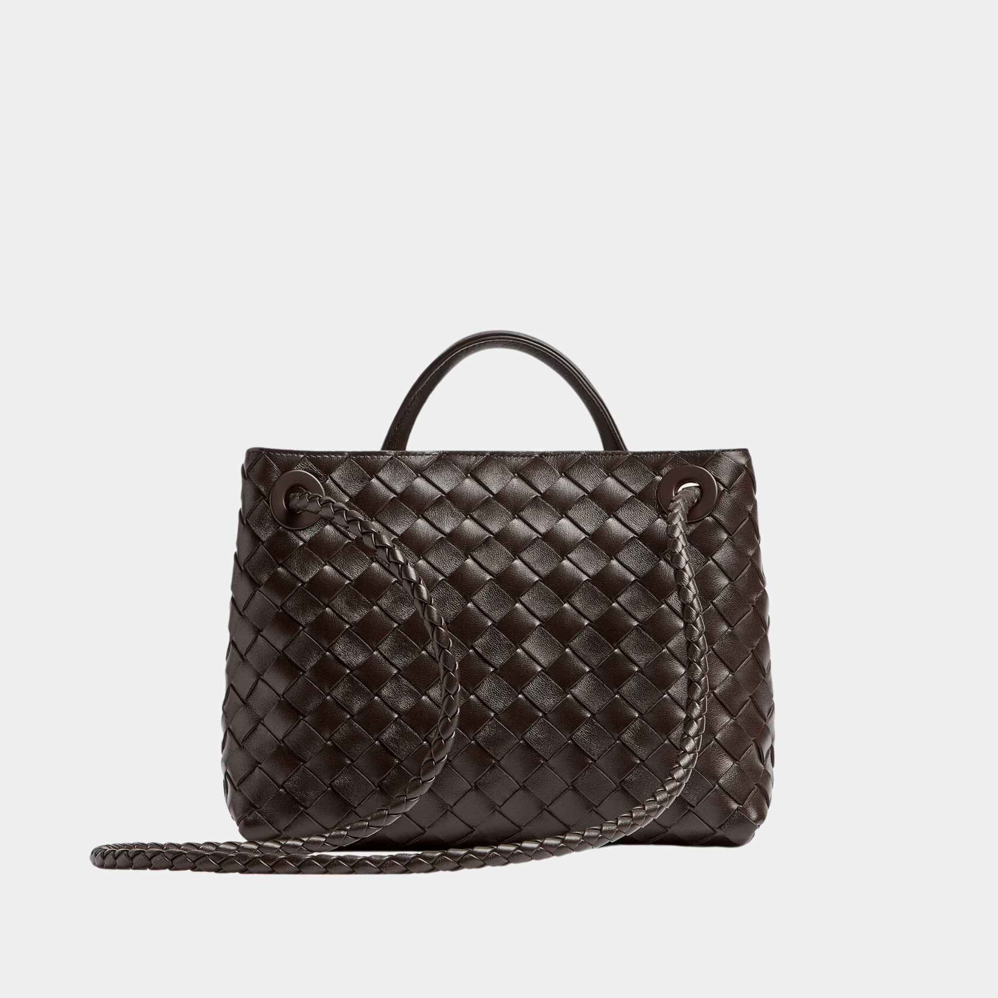 Bottega Veneta Small Andiamo, Fondant, Back