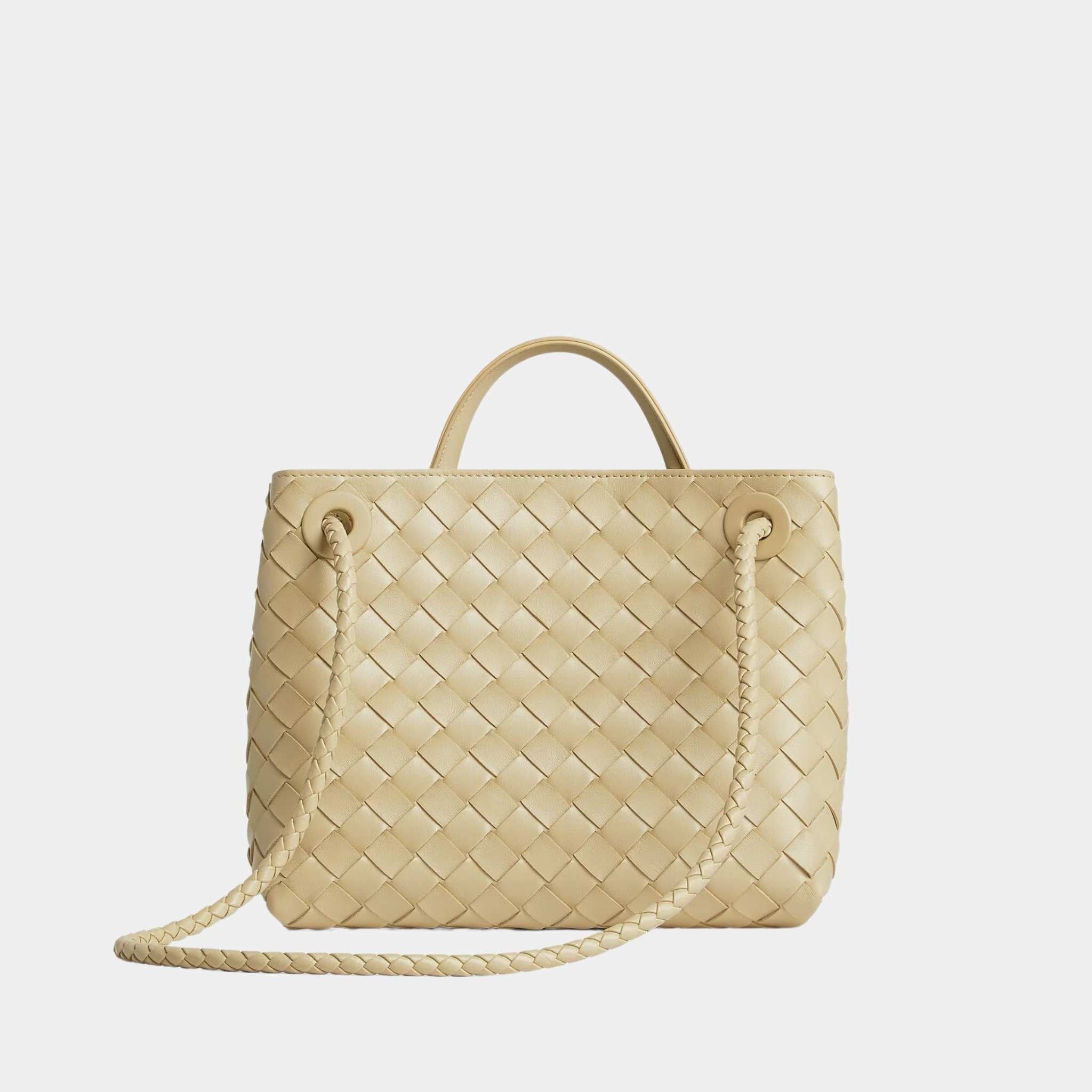 Bottega Veneta Small Andiamo, Light Butterscotch, Back