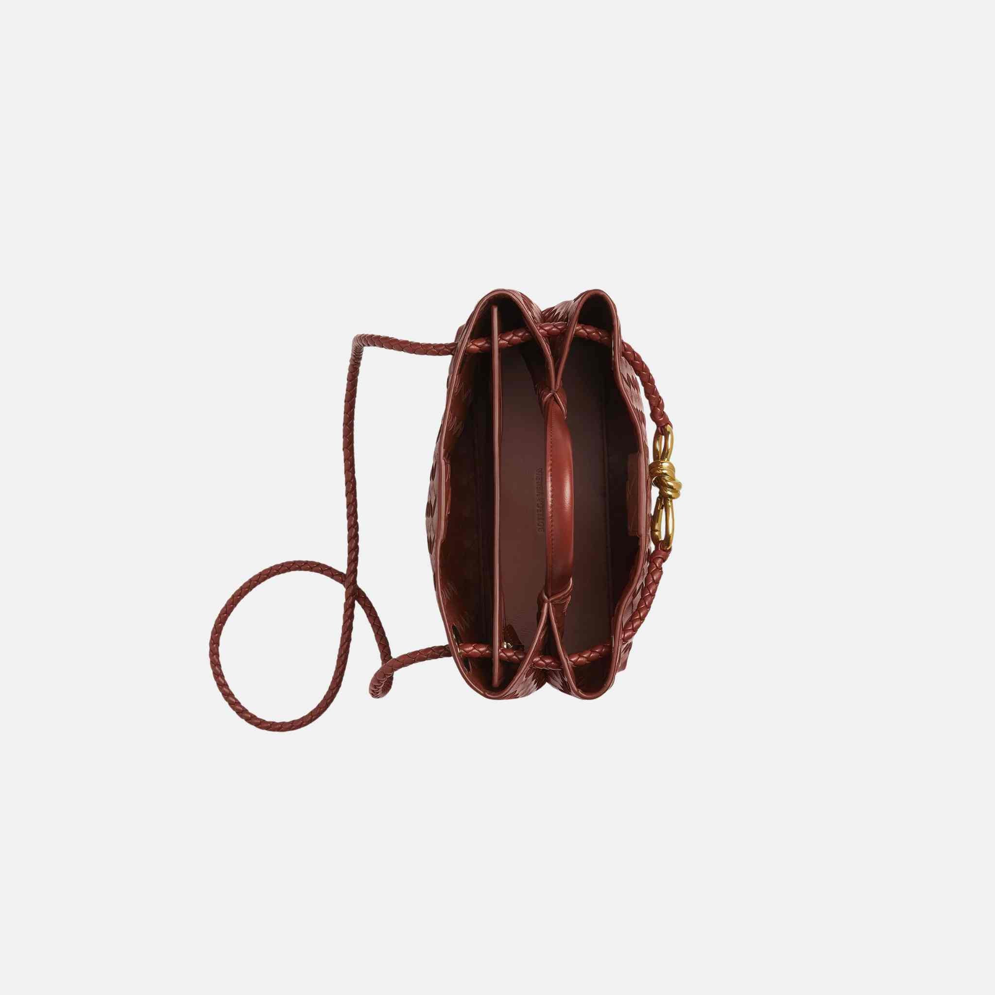 Bottega Veneta Small Andiamo, Sapele, Top