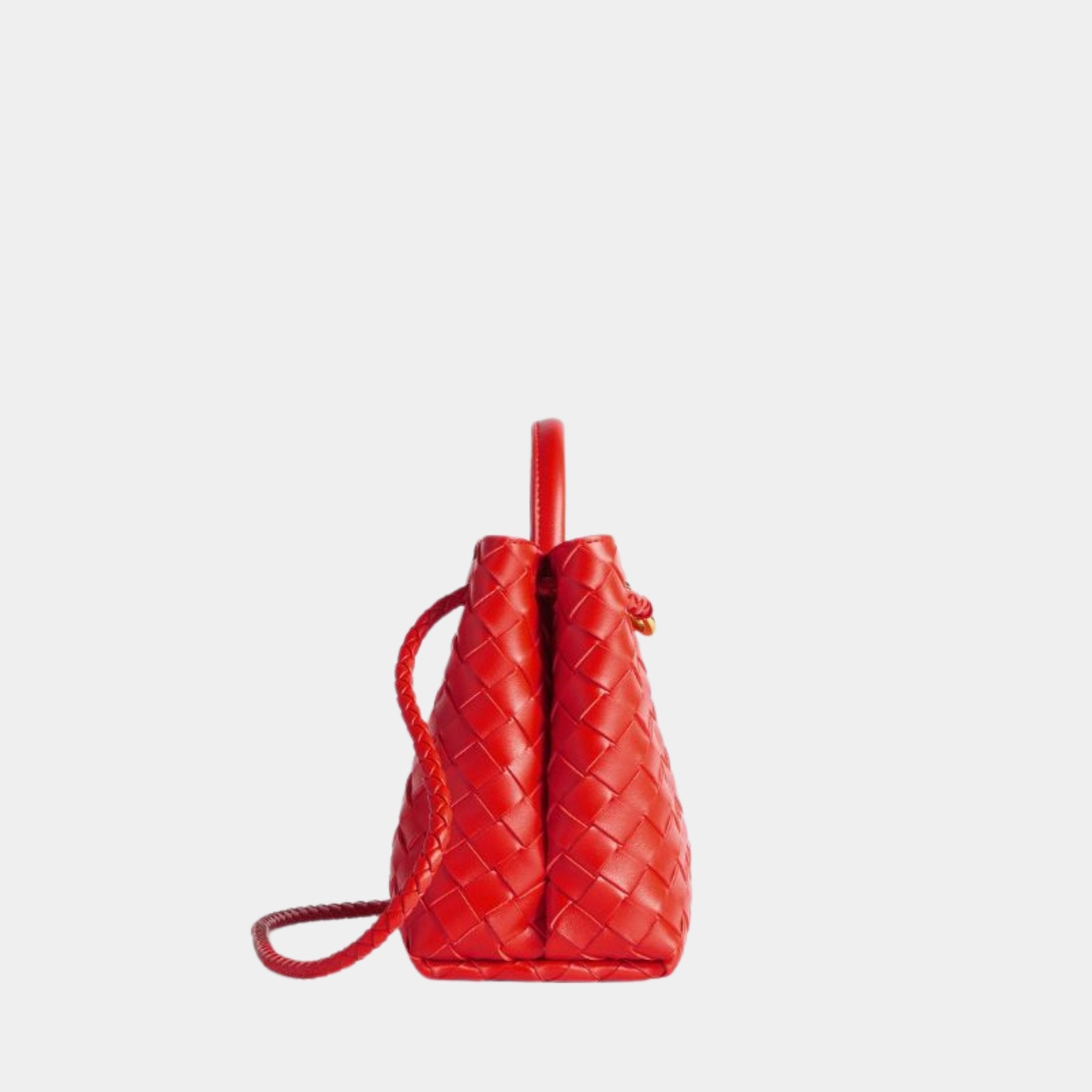 Bottega Veneta Small Andiamo, Tulip, Side