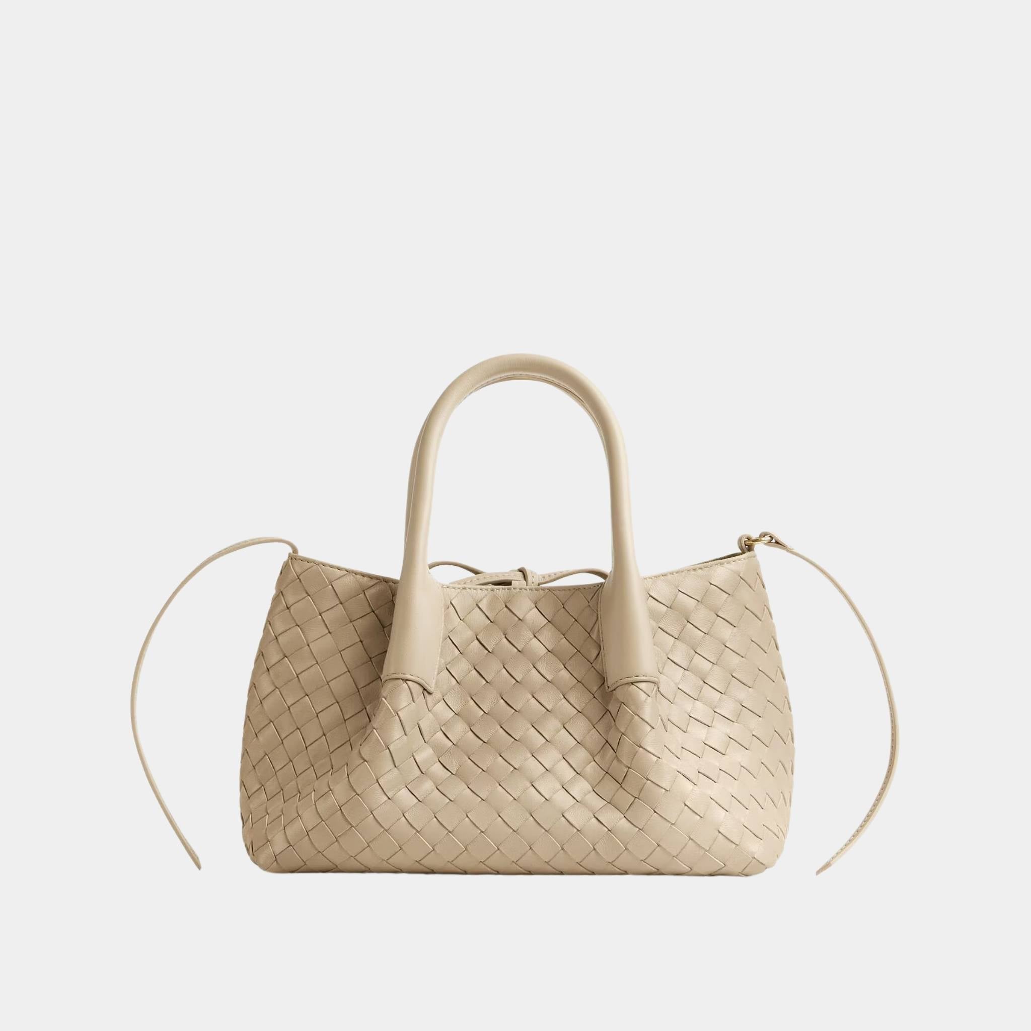 Bottega Veneta Small Pinacoteca, Ecru, Matcha, Front