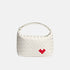 Bottega Veneta Wallace Handbag, White/Venis, Front