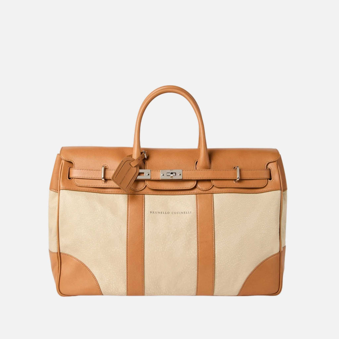 Brunello Cucinelli Cowhide Country Bag, Front