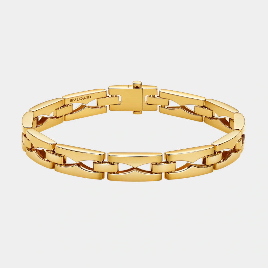 B.zero1 Rock Chain Yellow Gold Bracelet, Front