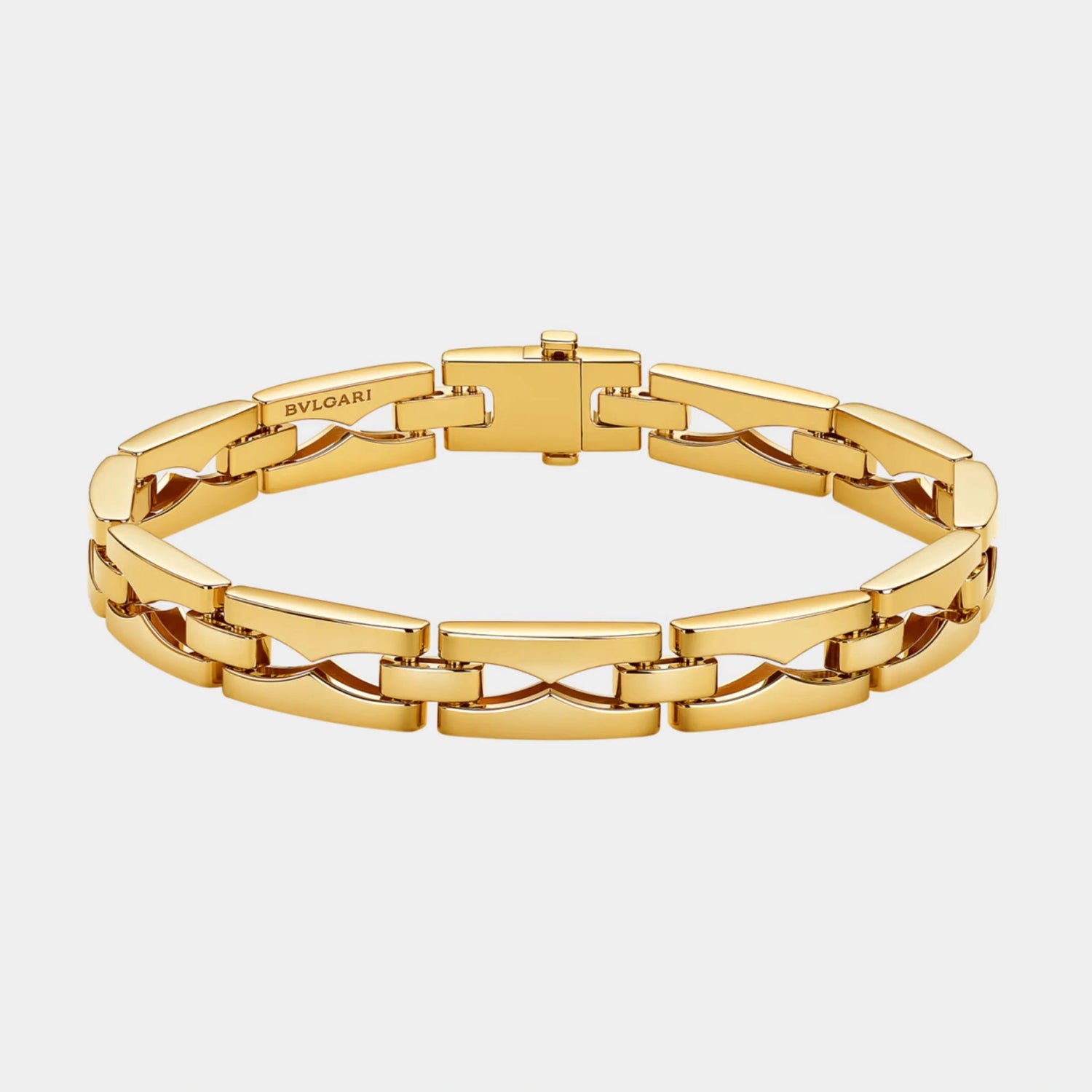 B.zero1 Rock Chain Yellow Gold Bracelet, Front