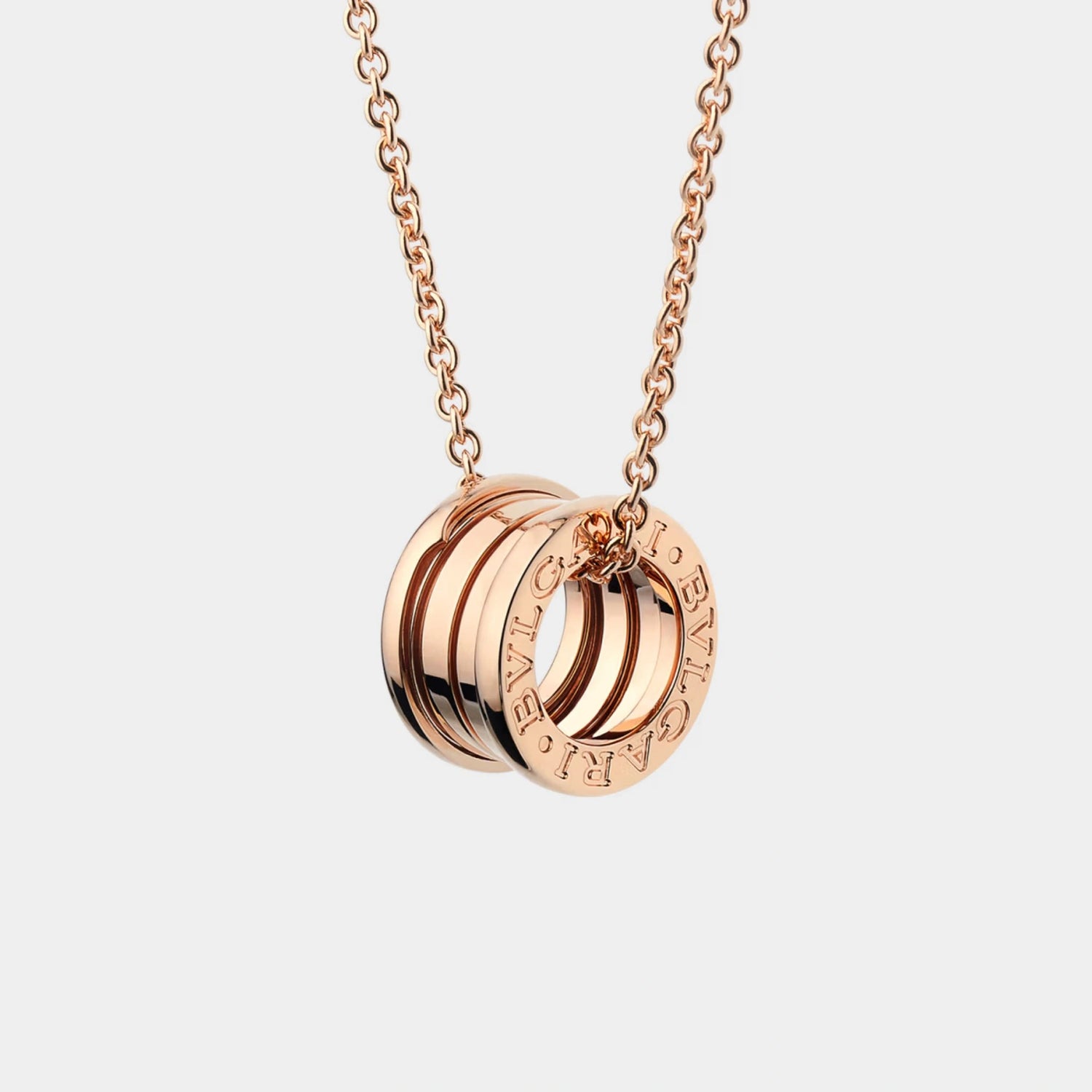 Bvlgari B.zero1 Rose Gold Necklace, Closeup