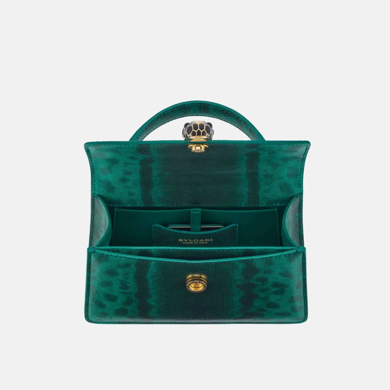 Bvlgari Serpenti Forever Top Handle Bag, Inside