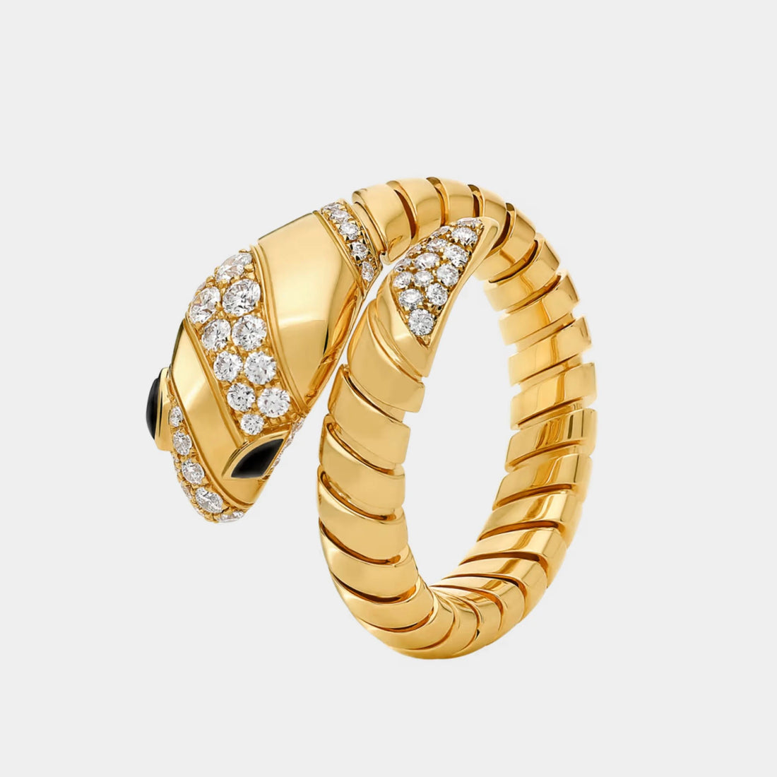 Bvlgari Serpenti Tubogas diamond Ring, Side