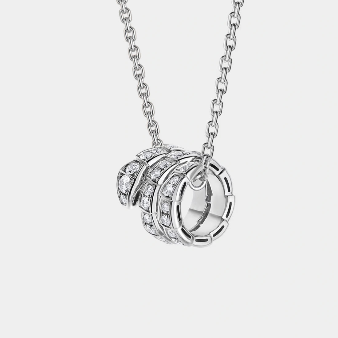 Serpenti Viper Diamond Pendant Necklace