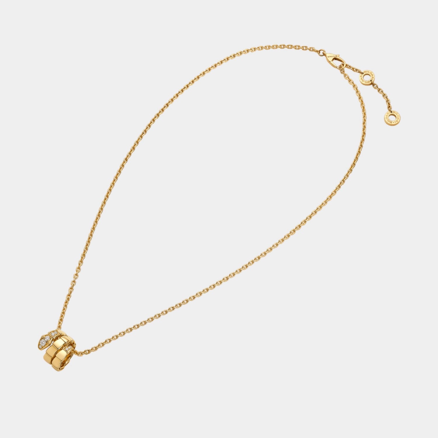 Serpenti Viper Necklace Yellow Gold, Far
