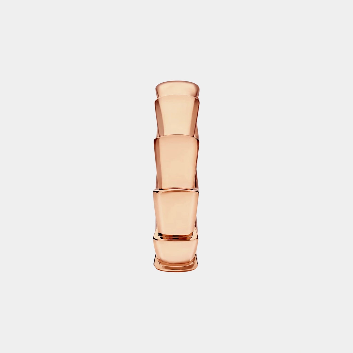 Bvlgari Serpenti Viper Thick Wedding Band, Rose Gold, Front