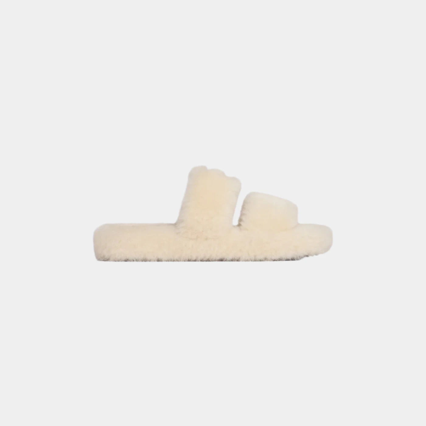 Fur Slides Triomphe In Shearling