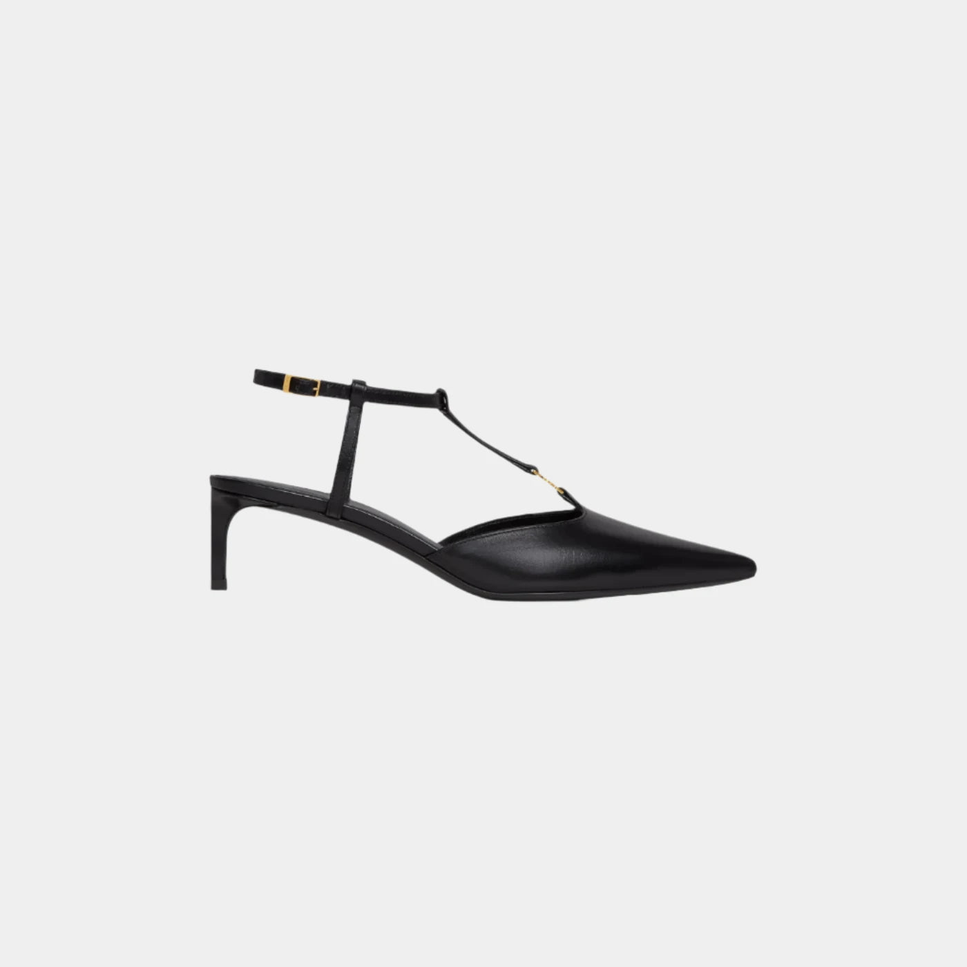 Kitten T Bar Strap Pump In Calfskin