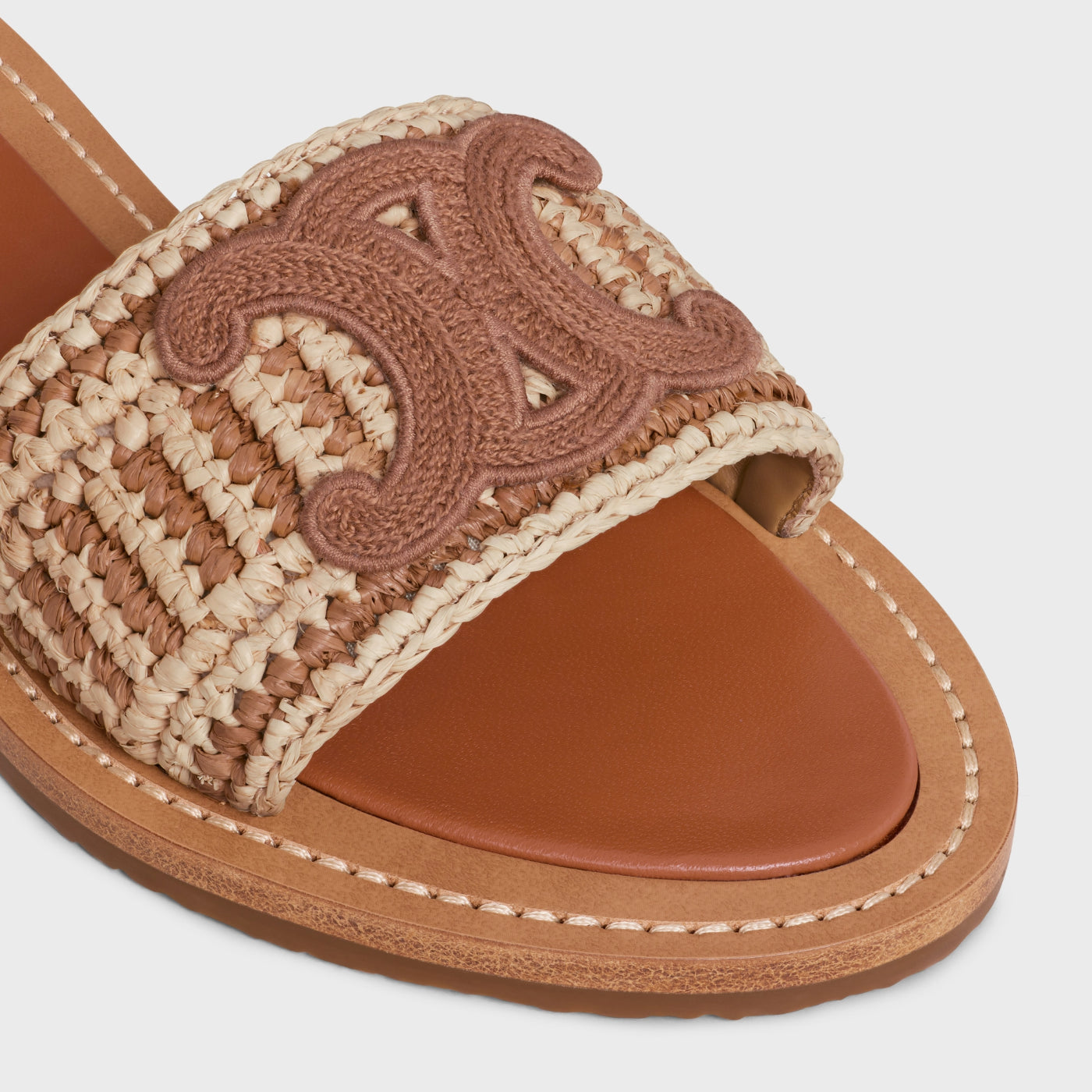 Lympia Mule In Raffia