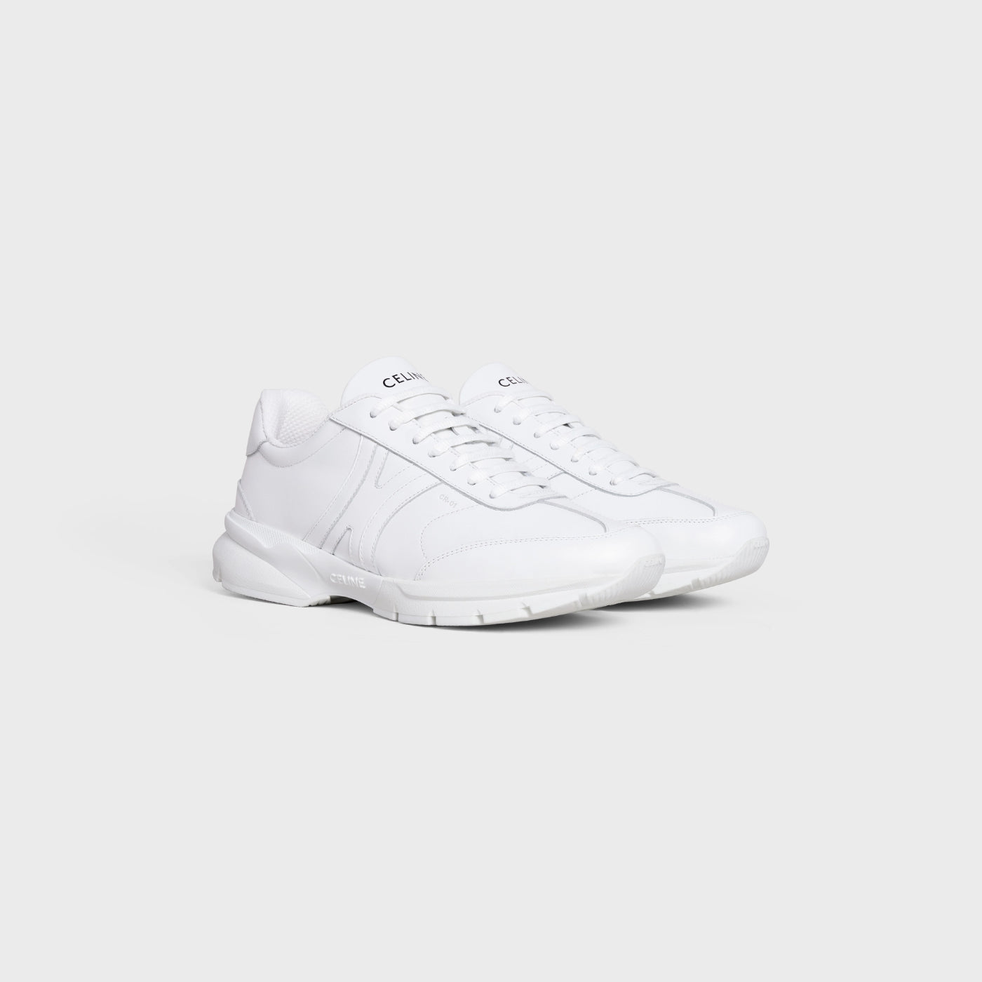 Runner Cr 01 Low Lace Up Sneaker In Calfskin