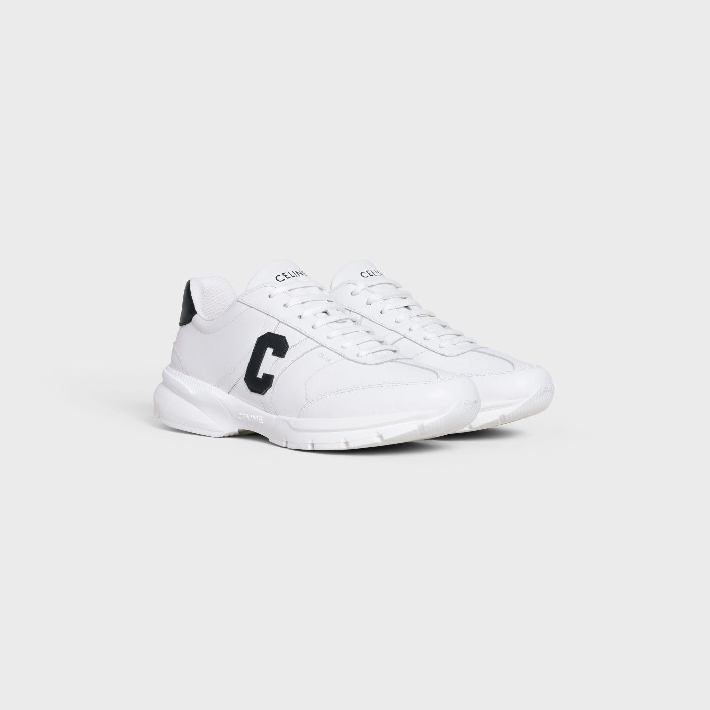 Runner Cr 02 Low Lace Up Sneaker In Calfskin