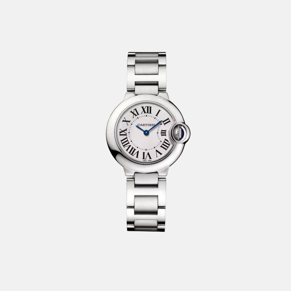 Cartier Ballon Bleu 28mm Steel Quartz W69010Z4, Front