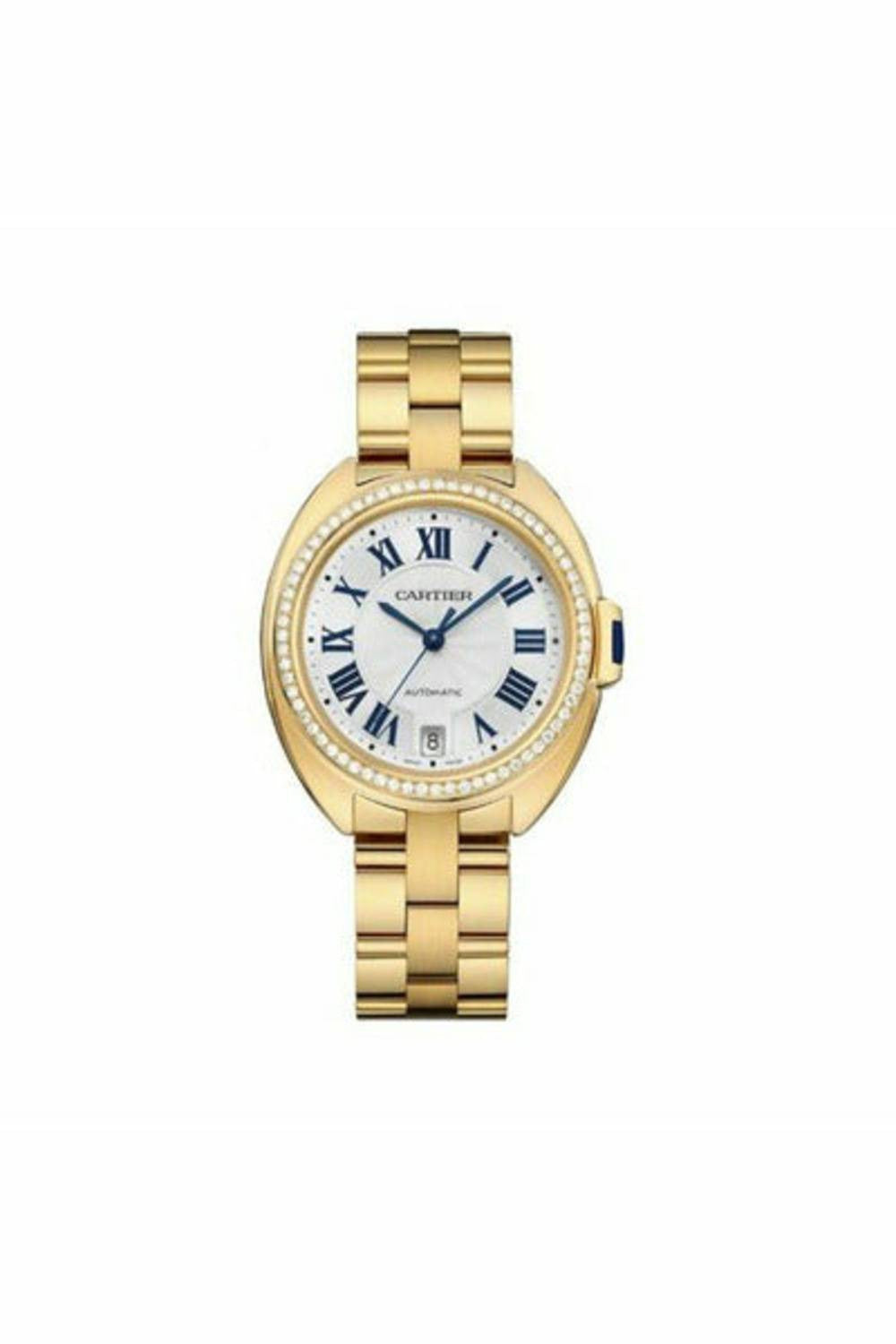 Cle De Cartier 18Kt Yellow Gold 35Mm Ladies Watch