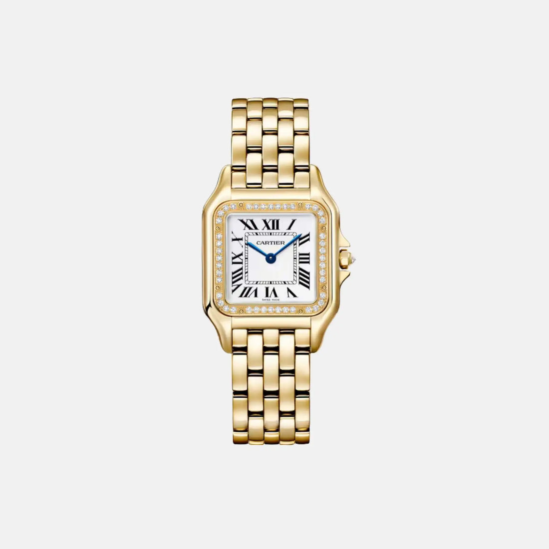 Cartier Panthere Medium Model Yellow Gold Diamond Set WJPN0066, Front