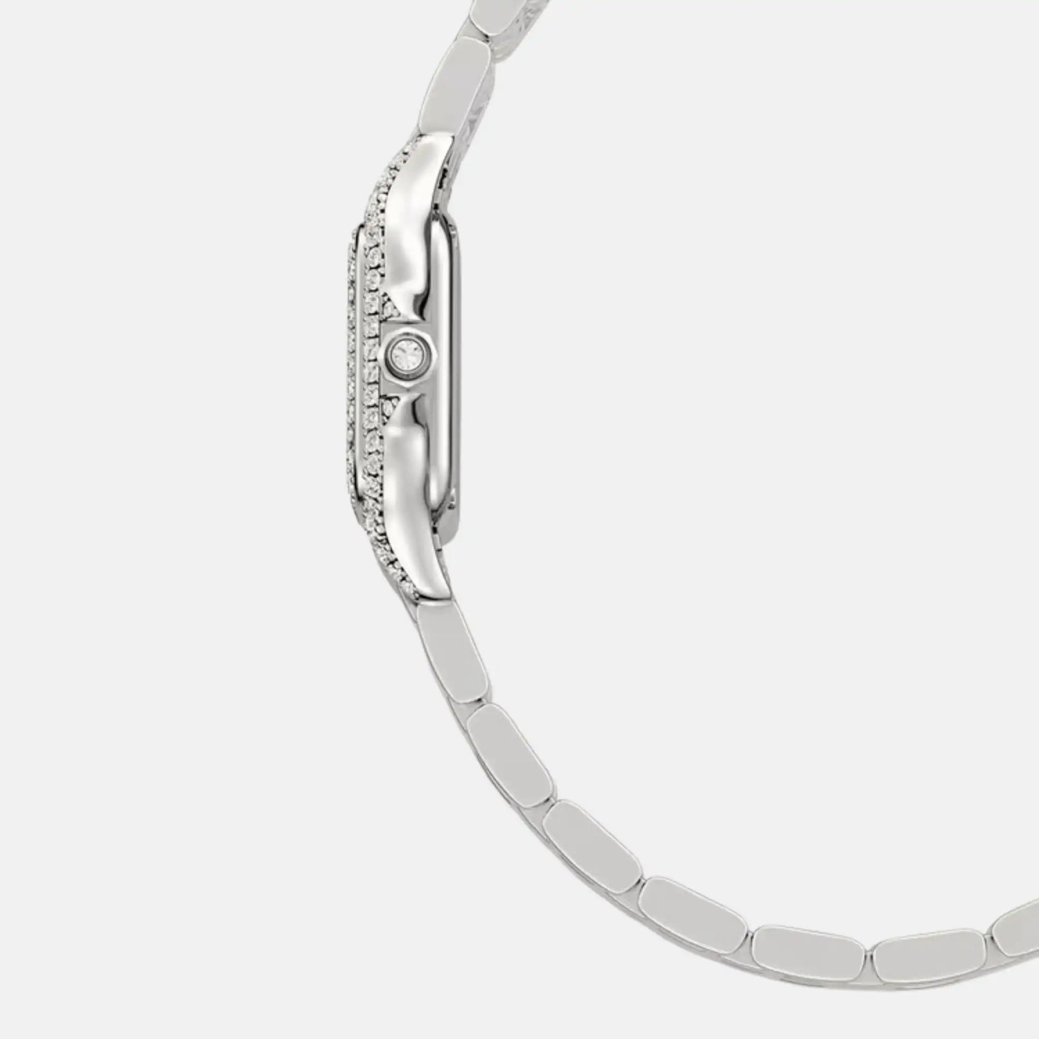Cartier Panthere Mini Model Rhodium White Gold Diamond Set WJPN0019, Side