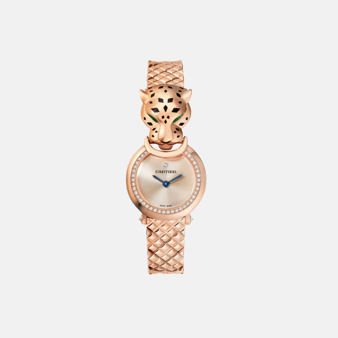 Cartier Panthere Rose Gold Diamond Panther Head HPI01381, Front