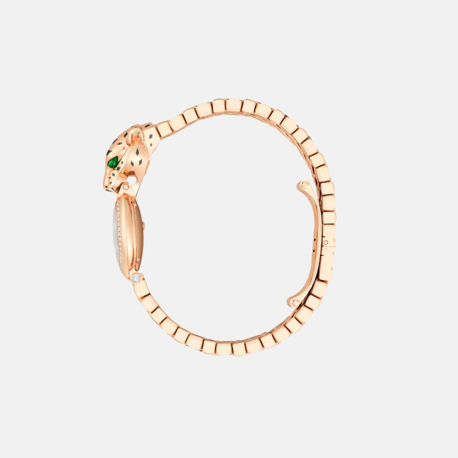 Cartier Panthere Rose Gold Diamond Panther Head HPI01381, Side