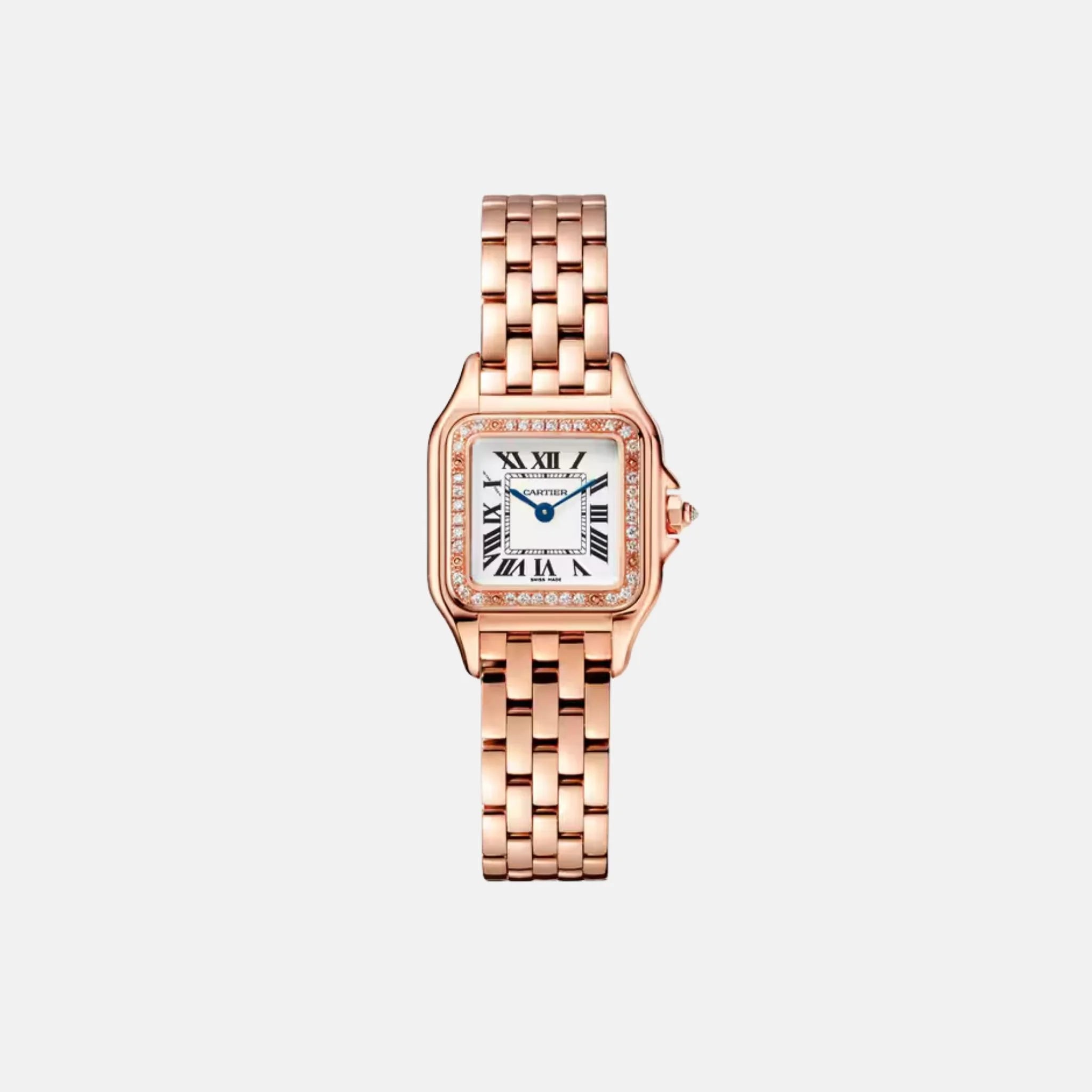 Cartier Panthere Small 18K Rose Gold Diamond Set WJPN0049