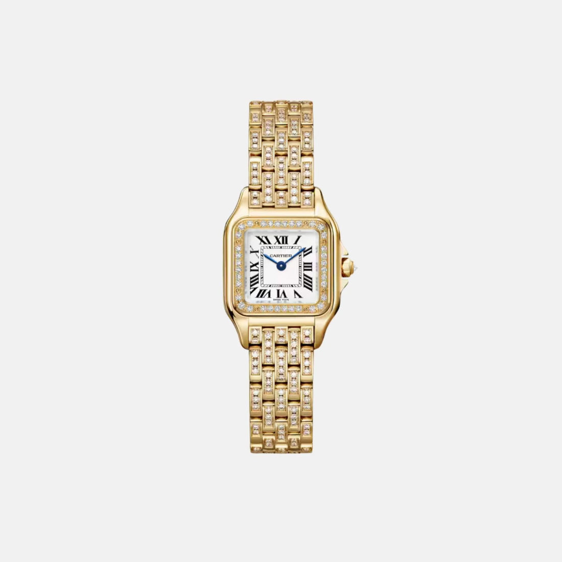 Cartier Panthere Small 18K Yellow Gold Diamond Set WJPN0059, Front