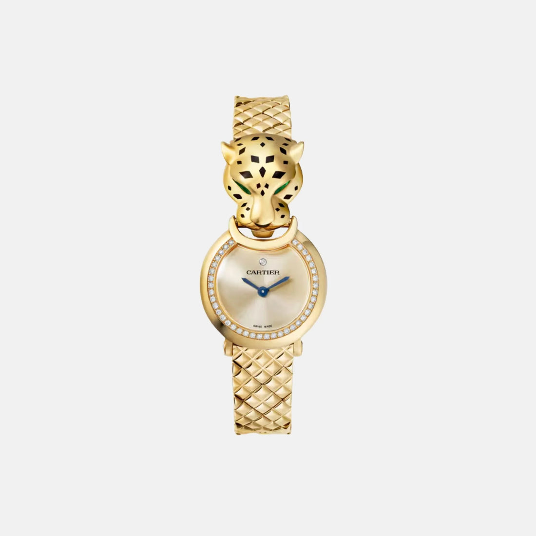 Cartier Panthere Yellow Gold Diamond Panther Head HPI01380, Front