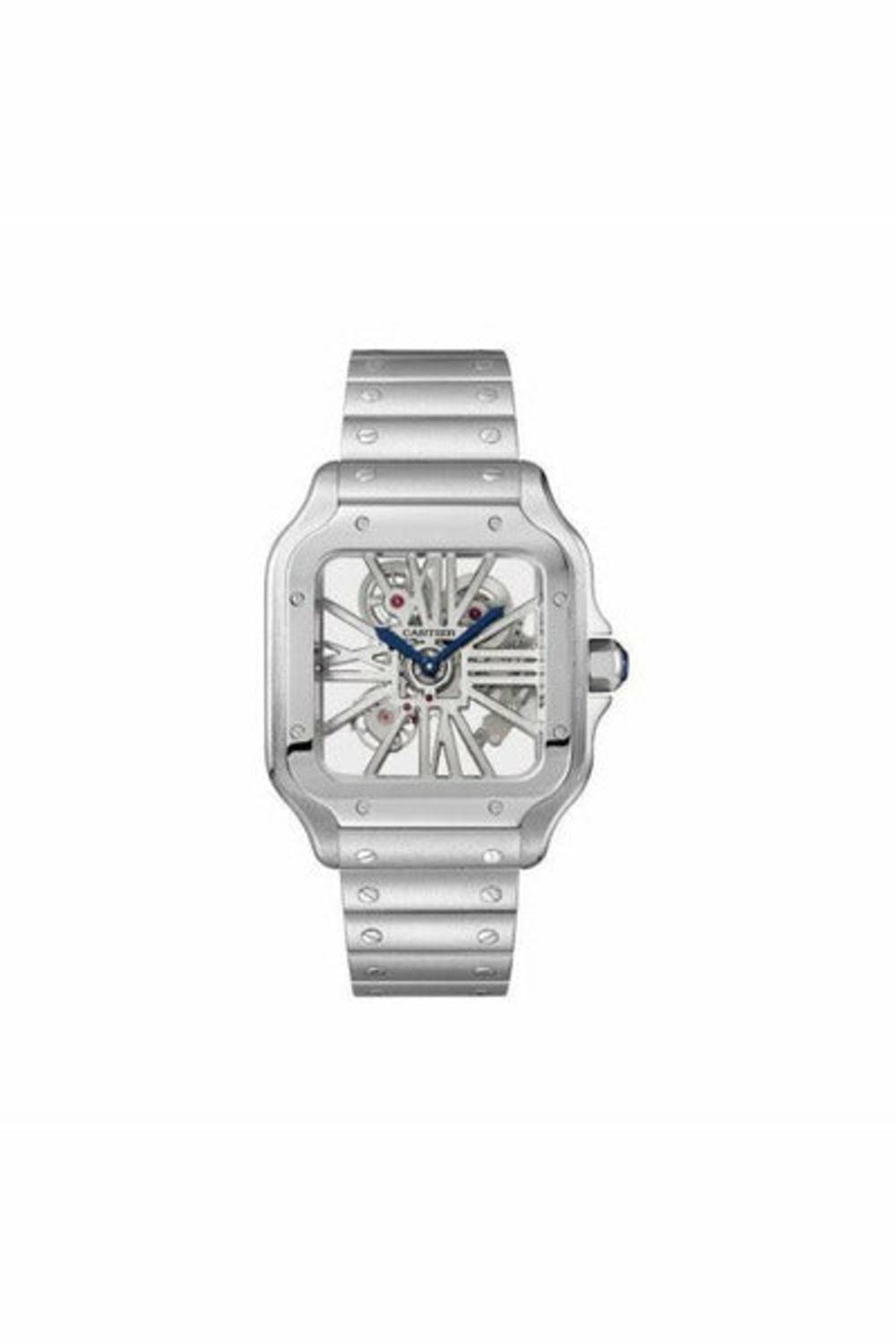 Santos De Cartier Skeleton Stainless Steel 47.5 X 39.8Mm Men&