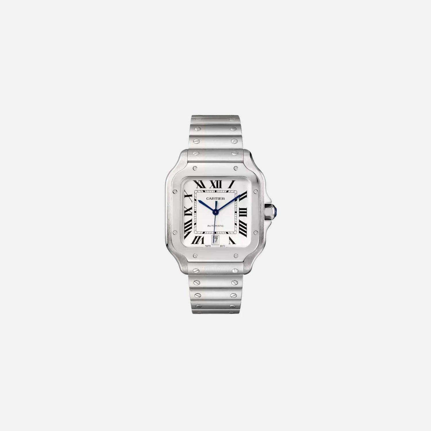 Cartier Santos De Cartier Stainless Steel 39.8mm WSSA0018, Front